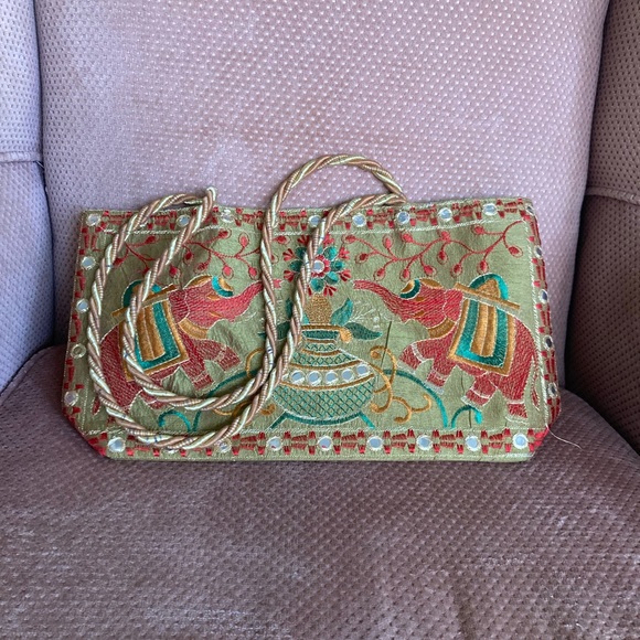 Beautiful handmade purse from India - Picture 1 of 4